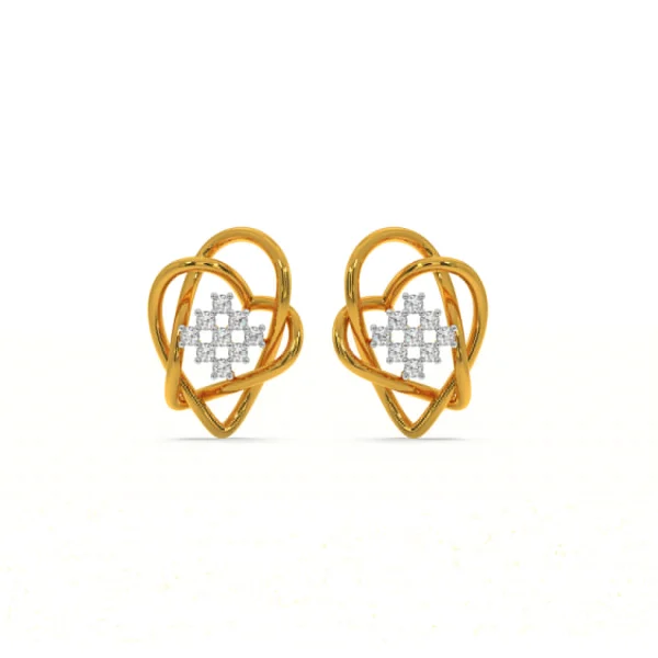 Glam Heart & Soul Diamond Ear Ring