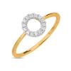 Premium Round Goldie Ring