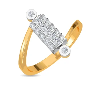 Classic Kiss Cross Ring