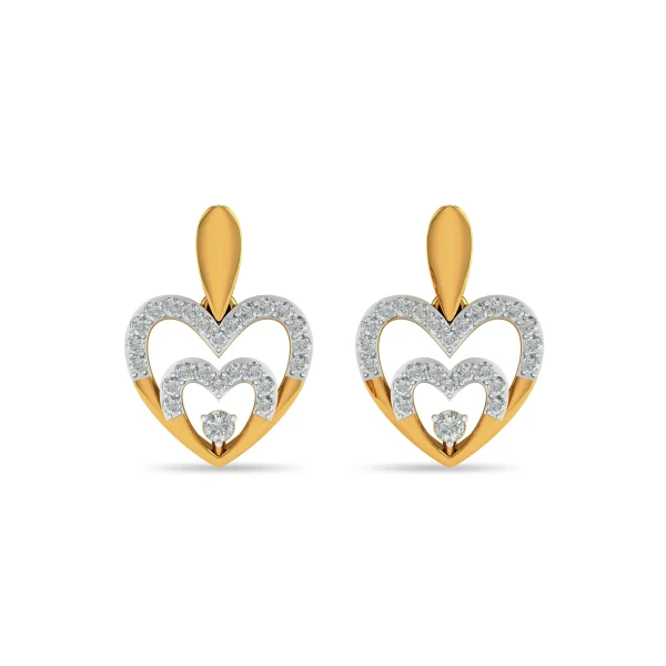 Duet Love Ear Ring