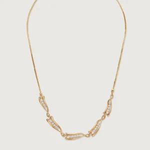 Raw Elegant Diamond Necklace